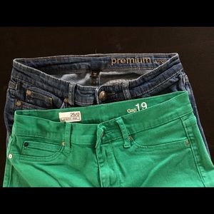 Gap women’s Jeans Size 0. TWOforONE🔥
